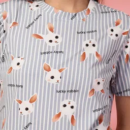 ETC Women Striped Night suit image 3