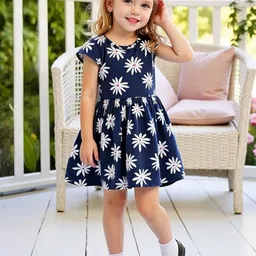 YK Floral Print Fit & Flare Dress-picture-36