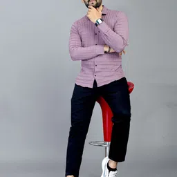 FABRIPPLE Men Classic Opaque Casual Shirt-picture-33