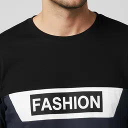 AUTNA Men Typography Round Neck Regular Fit T-shirt image 2