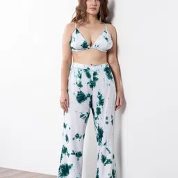 EROTISSCH Women Tie & Dye Sleeveless Swim Set-image-72