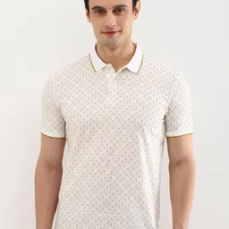 Allen Solly Men Printed Polo Collar T-shirt-picture-46