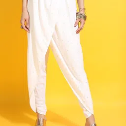 Vishudh Women Ethnic Motifs Printed Regular Pure Cotton Kurta Sets image 4