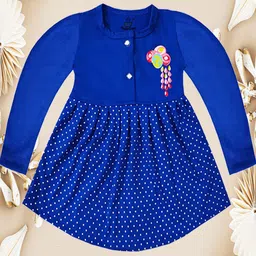 KidzzCart Polka Dot Print Fit & Flare Dress image 2