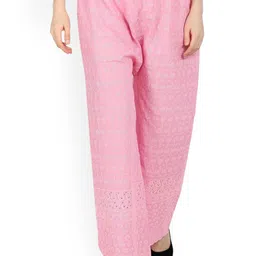 SRISARAS Women Cotton Regular Fit Trousers-image-69