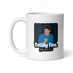 Mr UVD White & Blue Graphic Printed Glossy Ceramic Mug 350 ml-picture-23