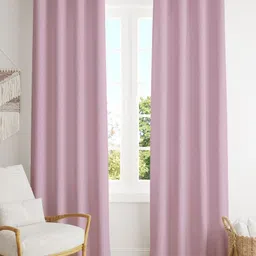 Parda Online Pink Black Out Window Curtain-image-83