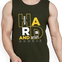 WOOSTRO Pack Of 2 Printed Innerwear Vests RS26 CMB (HARD OLIVE) (98 MAROON) image 2