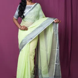 Unnati Silks Woven Design Net Handloom Kota Saree-picture-12