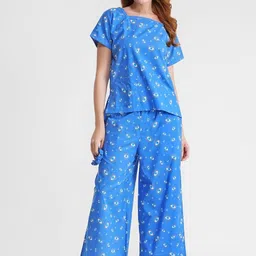 NOITE LUXE Women Printed Night suit-picture-12