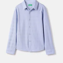 United Colors of Benetton Boys Spread Collar Textured Casual Shirt-picture-10