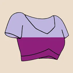 Anouk Tie and Dye Tissue Saree image 2