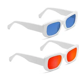 Arzonai Unisex Set Of 2 Square Sunglasses with UV Protected Lens COMBO-2820-picture-20