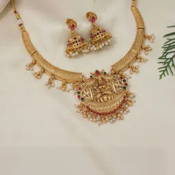 Anouk Gold-Plated Stone-Studded Jewellery Set-picture-13