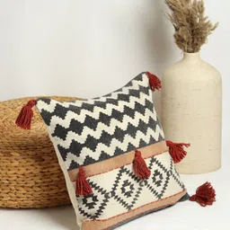 Art Avenue White & Black Geometric Square Cushion Covers image 3