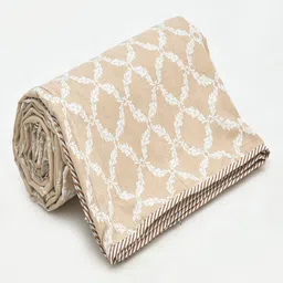 RRC Jaal White Printed Single-Size Duvet Cover With Zipper image 3