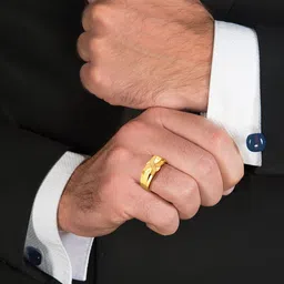 Joyalukkas Men Bold Designer Gold Ring-picture-40