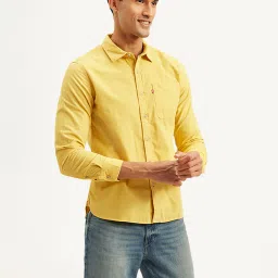levi's Men's Solid Slim Fit Corduroy Shirt image 4