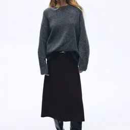 H&M Belt-Detail Midi skirt-picture-28