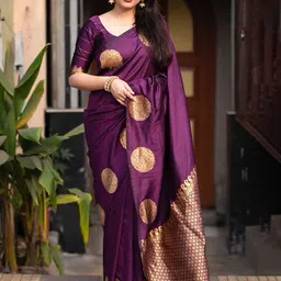 Aldwych Woven Design Zari Banarasi Saree image 1