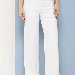 HERE&NOW Girls Comfort Straight Fit High-Rise Stretchable Jeans-picture-16