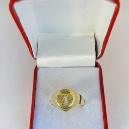 R G MART Unisex Gold-Plated Brass Ethnic Finger Ring-picture-10