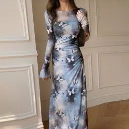 HERE&NOW Printed Maxi Dress image 5