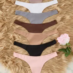 Trendyol Pack Of 7 Mid-Rise Basic Briefs-image-24