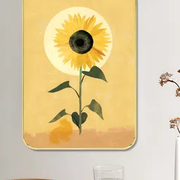 Myntra Elegant Homes Yellow & Green Floral and Botanical Wooden Painting Wall Art-image-56