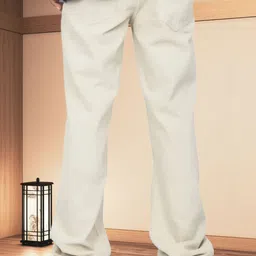 LINARIA Men Classic Relaxed Fit Mid-Rise Stretchable Jeans image 2