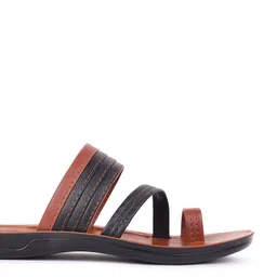 DRACKFOOT Men Slip On Leather Comfort Sandal image 2