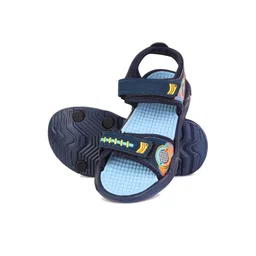 PENNEN Boys Blue Synthetic Slip-On Comfort Sandals image 3
