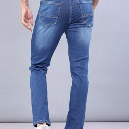 V-Mart Men Regular Fit Mid-Rise Light Fade Jeans image 3