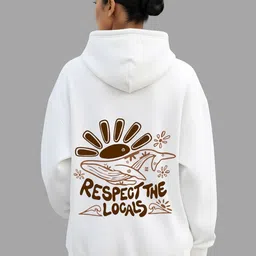 TheBTclub Men Graphic Printed Hooded Long Sleeves Oversized Sweatshirt image 3