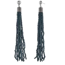RICHEERA Artificial Beaded Contemporary Shaped Drop Earrings image 3