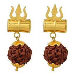 Utkarsh Gold-Plated Spherical Pendants image 1