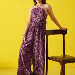 Anouk Halter Neck Printed Basic Jumpsuit image 5