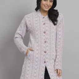 ewools Wool Blend Embellished Coat For Women image 1
