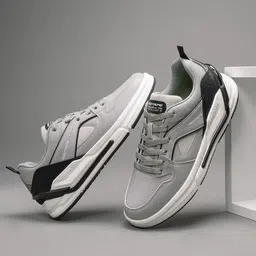 Red Tape Men Colourblocked PU Sneakers-picture-42
