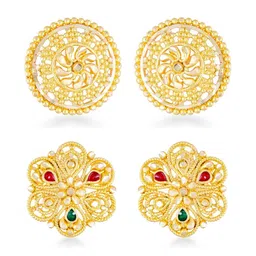 VIVASTRI Women Gold-Plated Alloy Earrings-picture-30