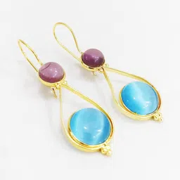 UrbanLuk Geometric Drop Earrings image 3