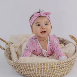 THE PLUSH CLUB Infants Unicorn Wonderland Printed Round Neck Rompers-picture-21