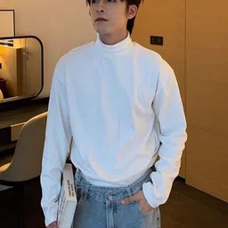 KPOP Men High Neck T-shirt-picture-28