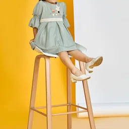 Peppermint Bell Sleeve A-Line Dress-picture-37