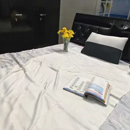 Y&A'M Grey Fibre Filled Cotton Ultra Soft Sleep Pillow image 2