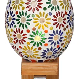 1ST TIME Multicoloured & Multicoloured Printed Wood Contemporary Wall Lamp image 5