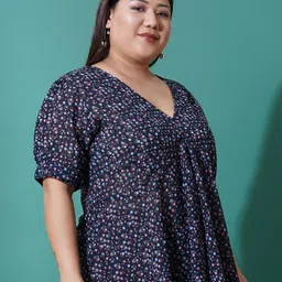 U&F Beyond Floral Print Ruffles Top image 3