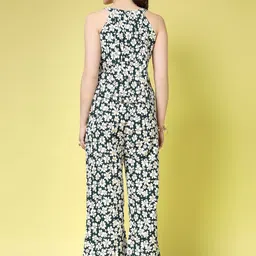 BEING NAUGHTY Printed Halter Neck Sleeveless Top With Palazzo image 2