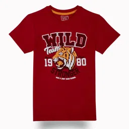 Gini and Jony Boys Graphic Printed Round Neck Cotton T-shirt-picture-21