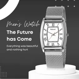 REBOOT Men Bracelet Style Straps Analogue Watch SH_123ChunaWhiteRomanFigure-image-67